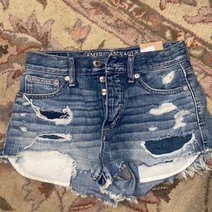 American eagle jean shorts